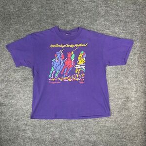 1993 Single Stitch VTG Kentucky Derby Festival Vintage T Shirt Horse Racing